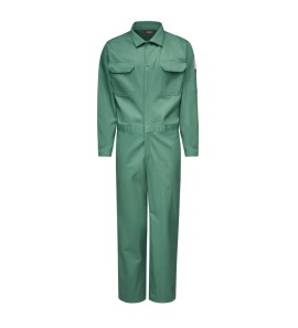 Bulwark CEW2VG Men's Midweight Excel FR Classic Coverall with Gripper-Front