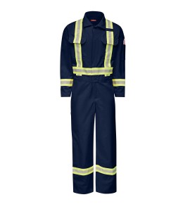 Bulwark CLBCNV Men's Midweight FR Premium Coverall with Reflective Trim