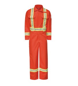 Bulwark CLBCOR Men's Midweight FR Premium Coverall with Reflective Trim