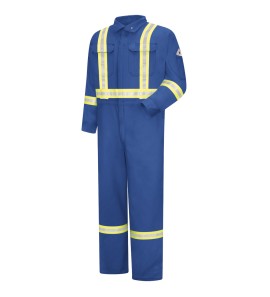 Bulwark CMBCRB Men's Lightweight CoolTouch 2 FR Premium Coverall with Reflective Trim