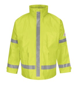 Bulwark JXN6YE Men's FR Hi-Visibility Rain Jacket