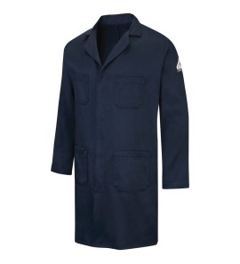 Bulwark KLL6NV FR Concealed Snap-Front Lab Coat
