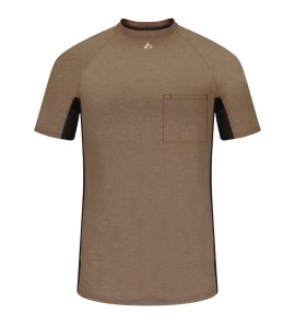 Bulwark MPS4KH Men's FR Short Sleeve Base Layer with Concealed Chest Pocket