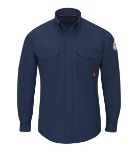 Bulwark QS24NV iQ Series? Men's Lightweight Comfort Woven Shirt