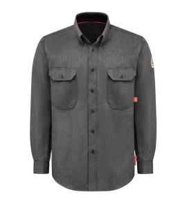 Bulwark QS50DG iQ Series Comfort Woven Men's Lightweight FR Shirt