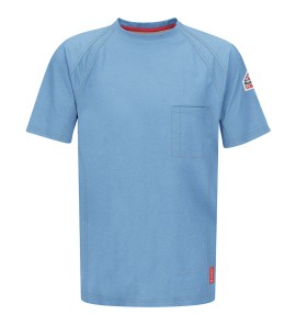 Bulwark QT30BL iQ Series? Comfort Knit Men's FR Short Sleeve T-Shirt