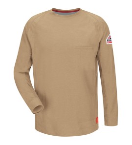 Bulwark QT32KH iQ Series? Comfort Knit Men's FR Long Sleeve T-Shirt