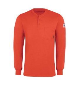 Bulwark SEL2OR Men's Lightweight FR Henley