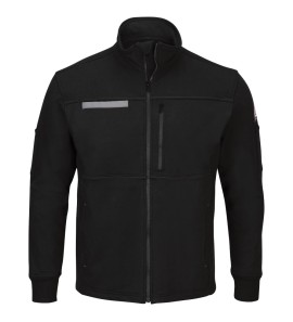 Bulwark SEZ2BK Men's Fleece FR Zip-Up Jacket