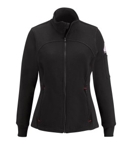 Bulwark SEZ3BK Women's Fleece FR Zip-Up Jacket