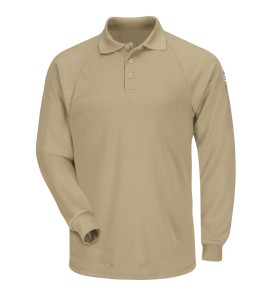 Bulwark SMP2KH Men's Classic Lightweight FR Long Sleeve Polo