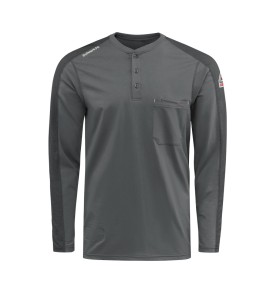 Bulwark STL2CH Men's Flex Knit Henley