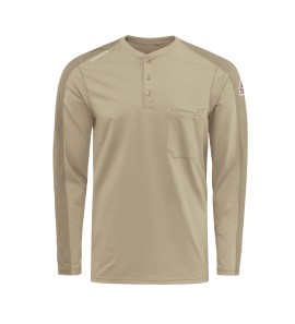 Bulwark STL2KH Men's Flex Knit Henley