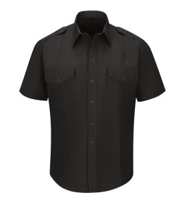 Workrite FsC2BK Mens Classic short sleeve Fire Chief shirt