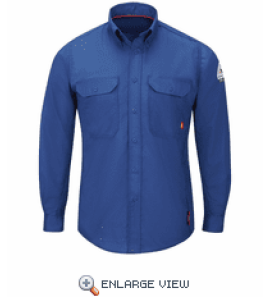 Bulwark QS24RB iQ Series Men's Lightweight Comfort Woven Shirt