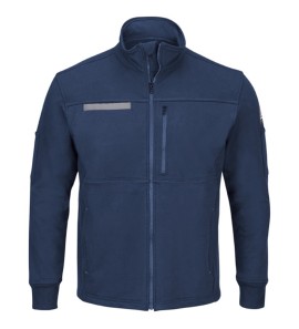 Bulwark SEZ2NV Men's Fleece FR Zip-Up Jacket